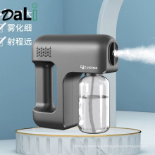 New 400 Ml Wireless Electric Sanitizer Sprayer Disinfects Blue Light Home Office Sterilizing Nano Spray Gun Sprayer Atomizer